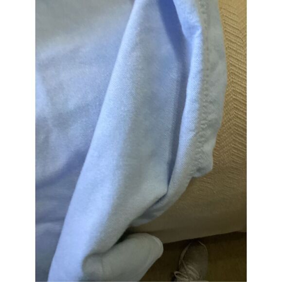 Men’s Classic Fit American Eagle Chambray Blue Dress Shirt LT - Picture 2 of 8